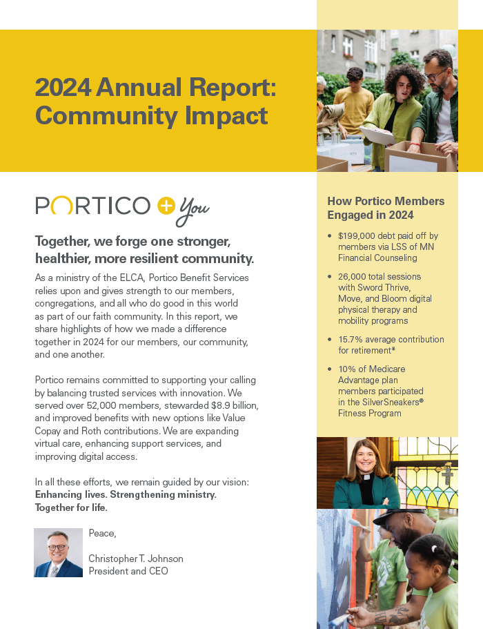 2024 Annual Report: Community Impact document cover
